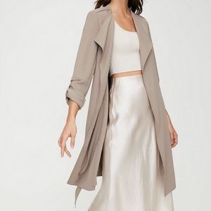 Aritzia Babaton Quincey Jacket, taupe - small